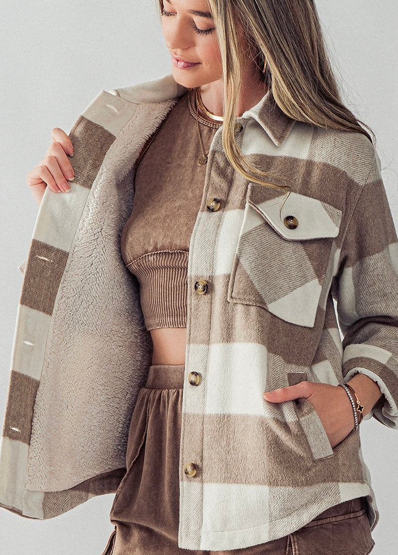 The Amy Plaid Shacket